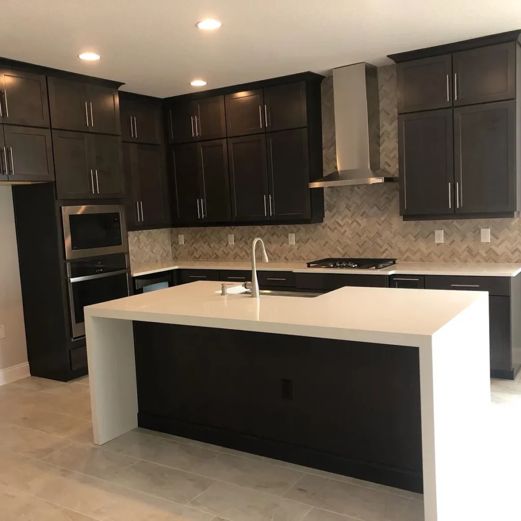 Full kitchen pantry and cabinets installed