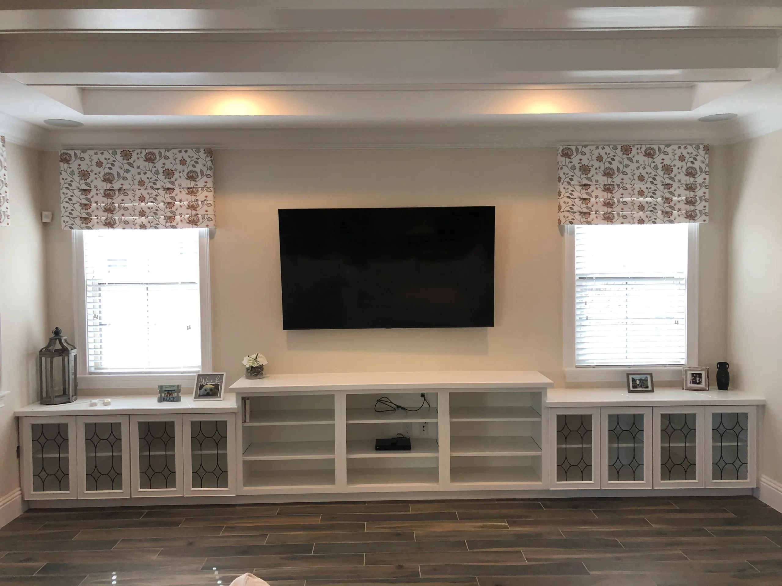Living room cabinets replaced